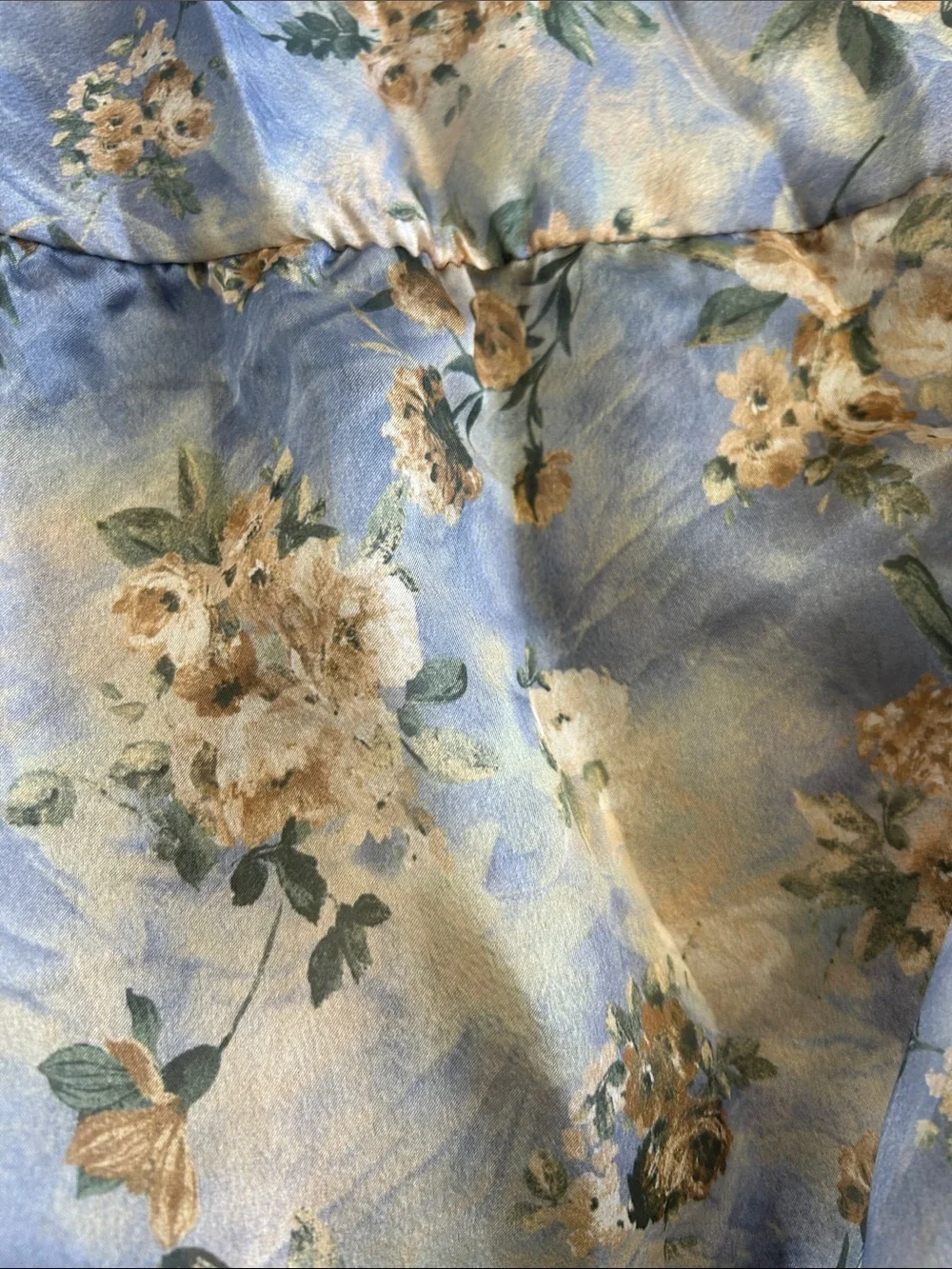 wild fable Blue Floral Tie-Shoulder Sundress - Picture 6 of 8